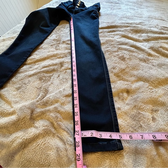 Seven7 blue 4 button fly jeans 10 push-up Size 6 - Picture 11 of 11